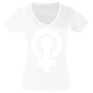 Camisetas Personalizadas Mujer Cuello de Pico Thumbnail