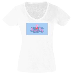 Camisetas Personalizadas Mujer Cuello de Pico Thumbnail