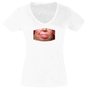 Camisetas Personalizadas Mujer Cuello de Pico Thumbnail