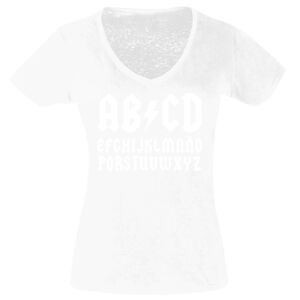 Camisetas Personalizadas Mujer Cuello de Pico Thumbnail