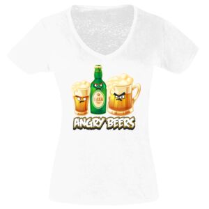 Camisetas Personalizadas Mujer Cuello de Pico Thumbnail