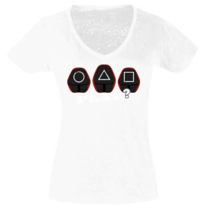 Camisetas Personalizadas Mujer Cuello de Pico Thumbnail