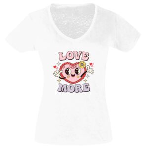 Camisetas Personalizadas Mujer Cuello de Pico Thumbnail