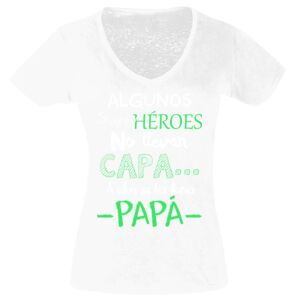 Camisetas Personalizadas Mujer Cuello de Pico Thumbnail